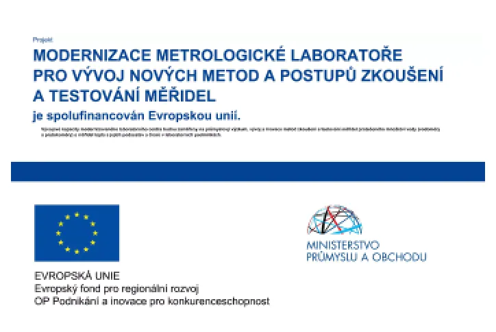 Projekt EU - modernizace laboratoře